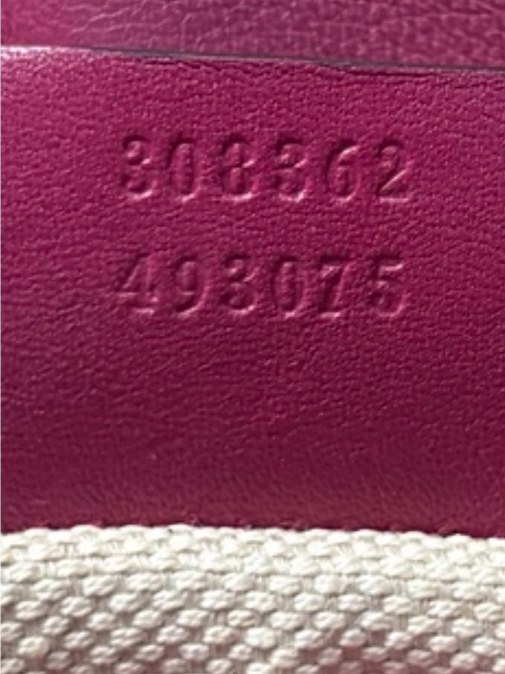 Gucci Soho Medium Leather Top Handle Satchel Red/Magenta Crossbody Authentic GG - Picture 5 of 5